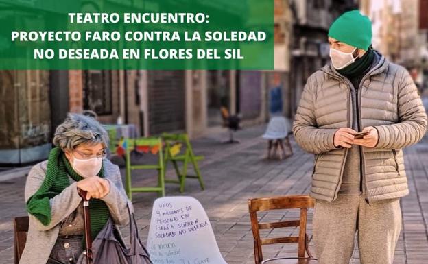 El Proyecto Faro de sensibilización sobre la soledad no deseada en Ponferrada retoma el teatro de calle