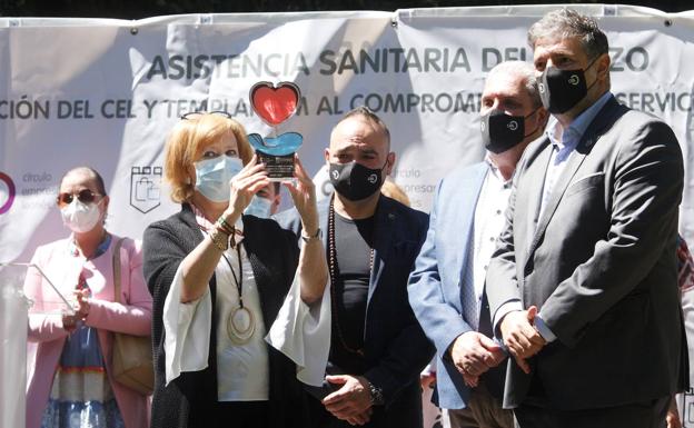 Atención Primaria del Bierzo recibe «con emoción» el homenaje del CEL y Templarium por su labor en la pandemia