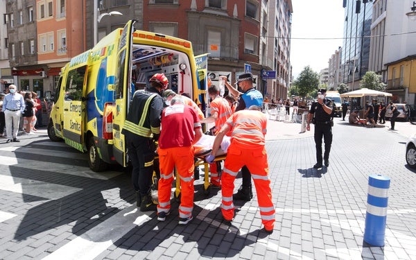 Atropello múltiple en el centro de Ponferrada