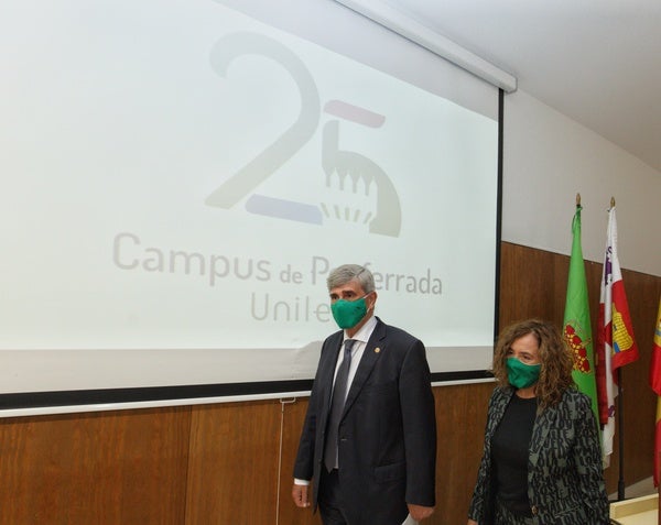 Presentación del programa de actos del 25 aniversario del Campus de Ponferrada