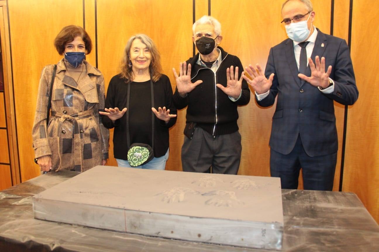 Petra Martínez y Juan Margallo dejan 'huella' en Ponferrada