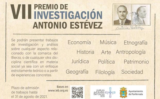El Instituto de Estudios Bercianos declara desierto el VII Premio de investigación Antonio Estévez