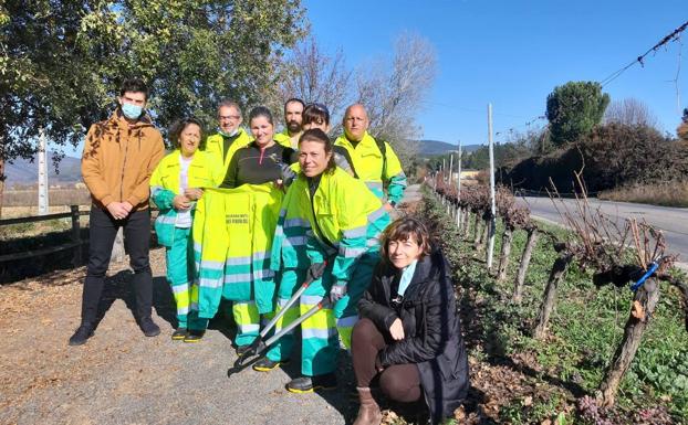Once alumnos participan en Cacabelos en un programa mixto especializado en jardinería