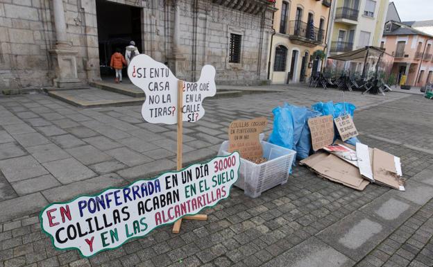 Proyecto Orbanajo recoge más de 50 kilos de basura de las márgenes del río Sil a su paso por Ponferrada