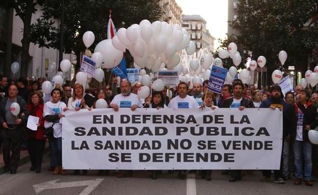 IU provincial de León apoya la 'marcha blanca' convocada en defensa de la sanidad pública de Laciana