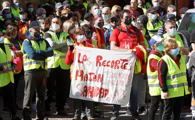 La 'marcha blanca' pone rumbo a Cubillos del Sil y prepara una «salida masiva» a Ponferrada