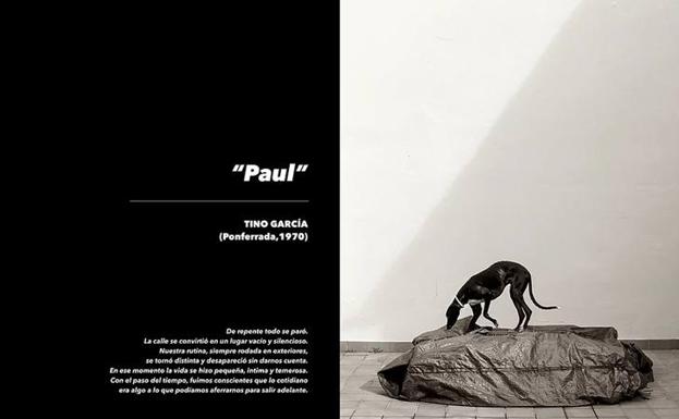 El fotógrafo berciano Tino García presenta en la Uned su exposición 'Paul'