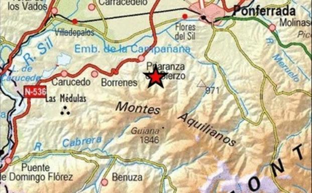 Un terremoto de 2,5 grados sacude de madrugada El Bierzo