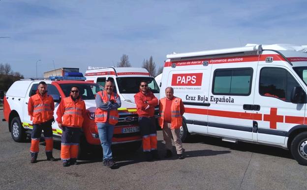 Cruz Roja en Villafranca del Bierzo envía material de primeros auxilios a Hungría ante la crisis de refugiados