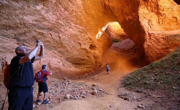 Las Médulas registran un record con 6.034 visitas en el puente de Semana Santa, un 7,64% más que en 2019