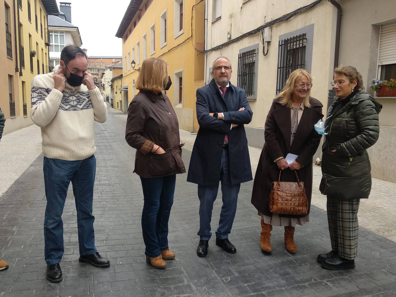 Presentación de la última fase de reforma de la calle Estafeta de Ponferrada