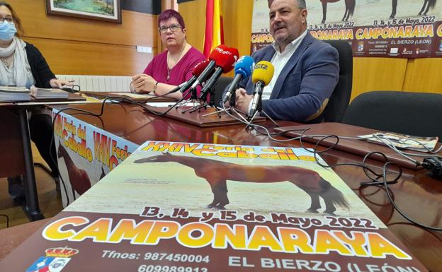 Unos 70 ejemplares de 26 ganaderías participan en la XXIV feria de caballos de pura raza española de Camponaraya