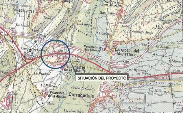 Mitma formaliza las obras de la nueva glorieta en la carretera N-6 en Carracedelo