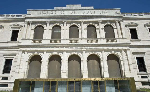 Imagen de la fachada del Palacio de Justicia de Castilla y León. 