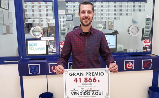 El sorteo del Euromillones deja un premio de casi 42.000 euros en Ponferrada