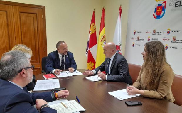 El Consejo Comarcal del Bierzo y la Junta estudian nuevas fórmulas de colaboración