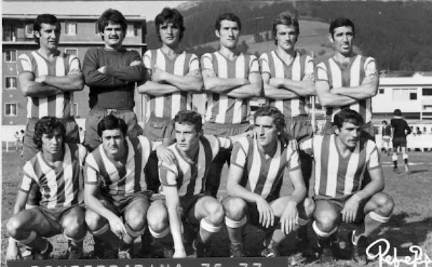 Uno de los equipos de la Deportiva en la década de los 70./