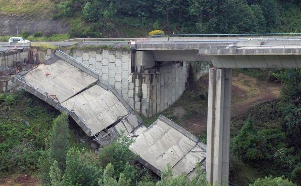 El Gobierno admite la situación «muy inestable» del viaducto de la A-6 en Vega de Valcarce