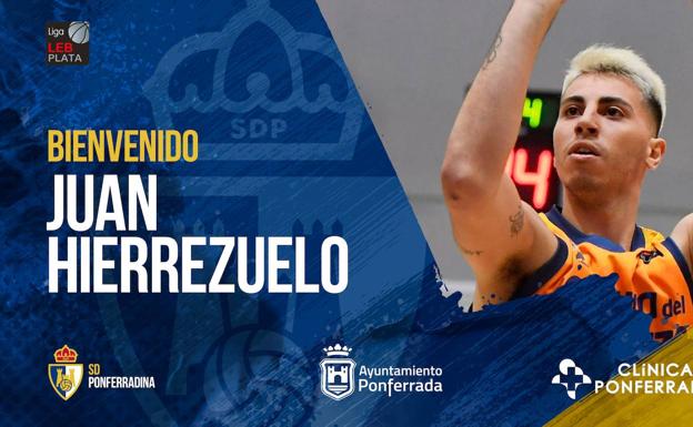 El Clínica Ponferrada refuerza su juego interior con el pívot Kanyinda y el ala-pívot Hierrezuelo