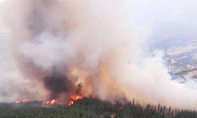 El incendio de Cabanillas de San Justo se mantiene en nivel 1 tras quemar 60 hectáreas
