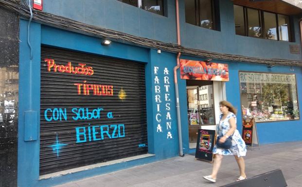 Imagen de un establecimiento comercial en Ponferrada./Carmen RAmos