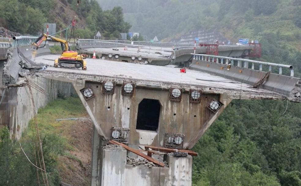 Un robot contra el hormigón en el viaducto de Castro