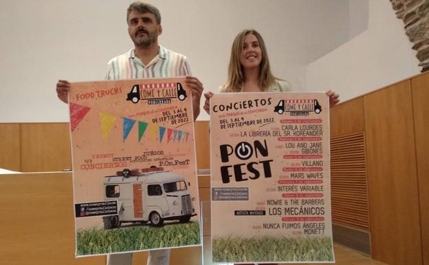 Presentación del festival de food-trucks 'Come y Calle ' y del Ponfest./Carmen RAmos