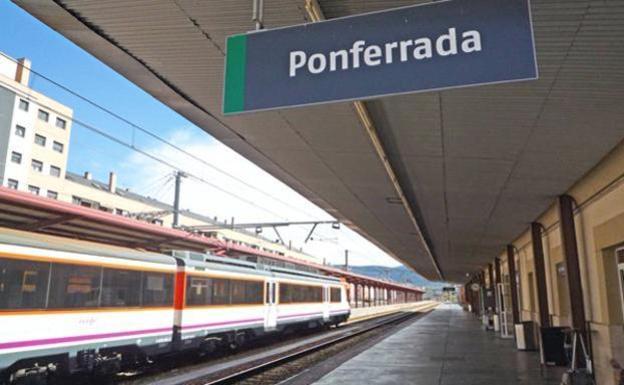 Estación ferroviaria de Ponferrada./