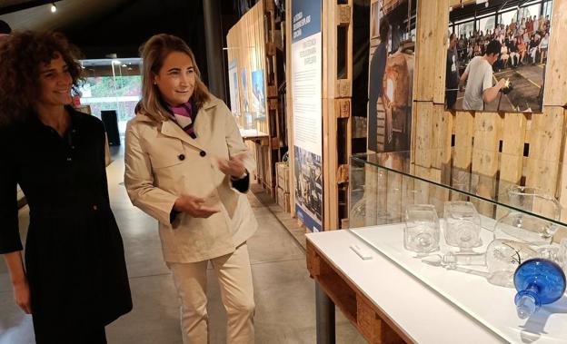 El Museo de la Energía y la Real Fábrica de Cristales rinden homenaje al vidrio como «vehículo de luz»