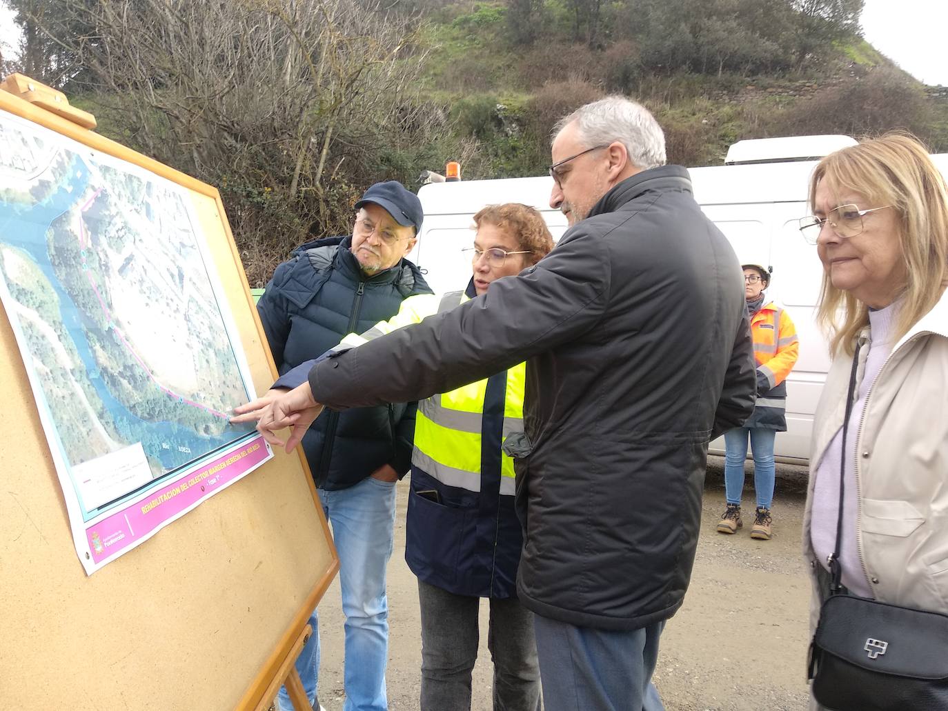 Arranca la renovación del colector de río Boeza en Ponferrada