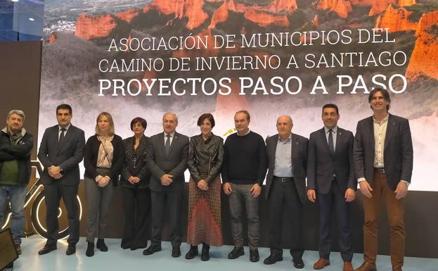 Ponferrada promociona el Camino de Invierno a Santiago en el expositor de Galicia