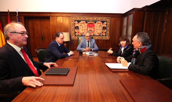 Visita institucional del Consejo de Cuentas al Consejo del Bierzo y al Ayuntamiento de Ponferrada