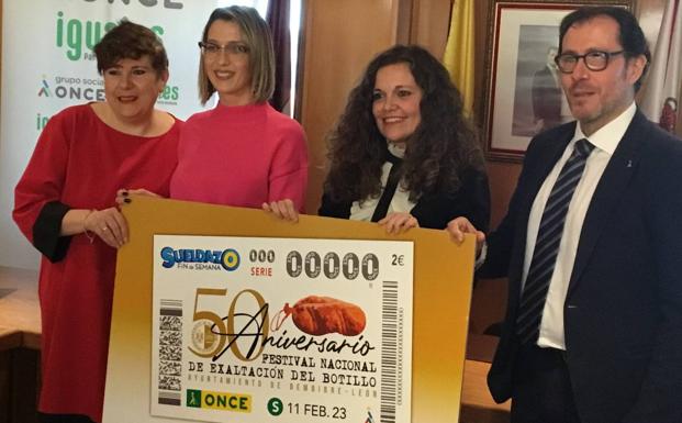 La Once se suma a las celebraciones del L Festival Nacional de Exaltación del Botillo de Bembibre con un cupón especial