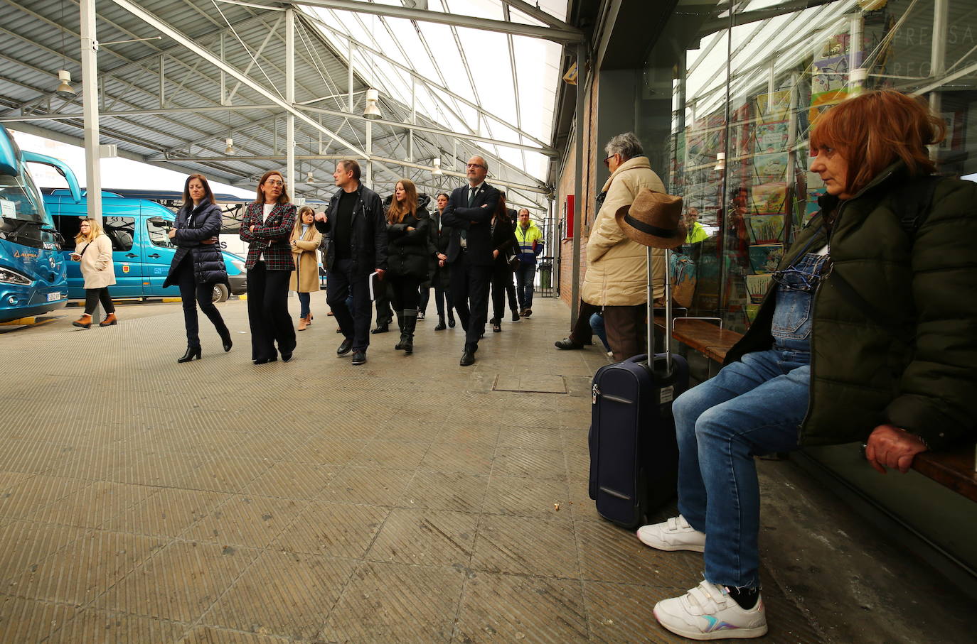 La consejera de Movilidad visita Ponferrada