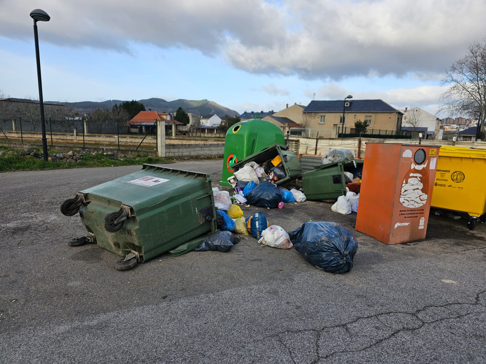 Incidentes en la huelga de basuras de Ponferrada