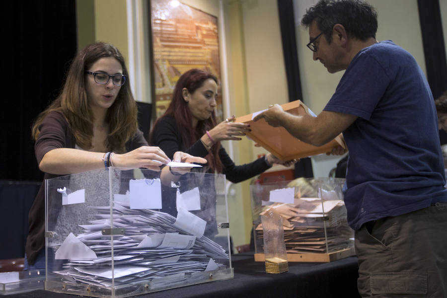 La noche electoral, en imágenes