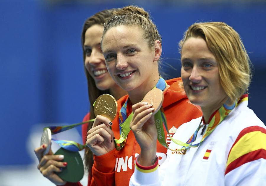 Mireia Belmonte se cuelga el bronce en los 400 estilos