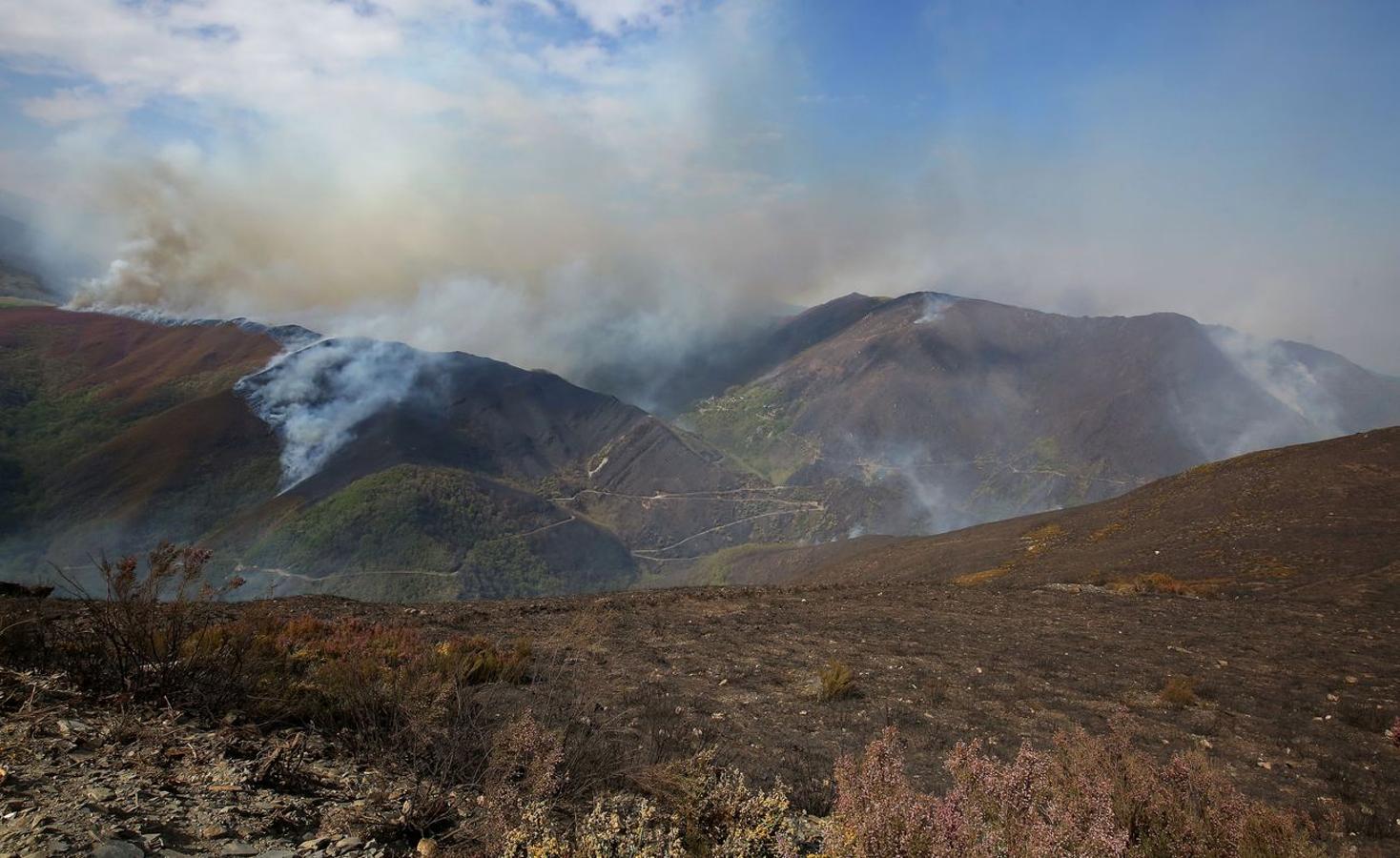 Incendio en el Bierzo