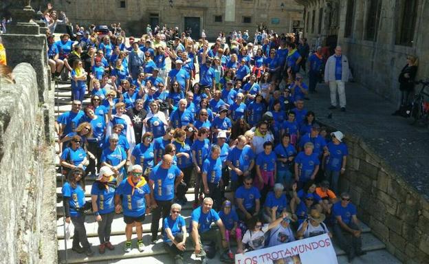 Más de 300 bercianos participaron en la última etapa promocional del Camino de Santiago de Invierno