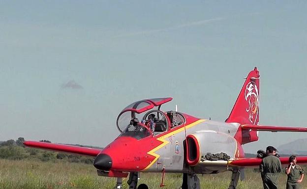 En vivo, exhibición aérea en León