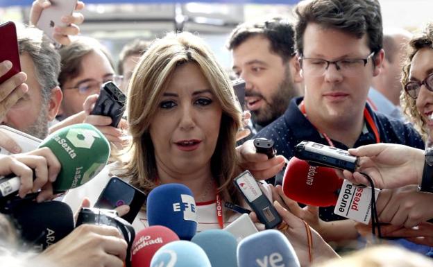 Susana Díaz recuerda a Sánchez que «no hay una mayoría alternativa»