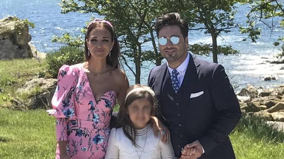 Bustamante y Paula Echevarría celebran la comunión de su hija