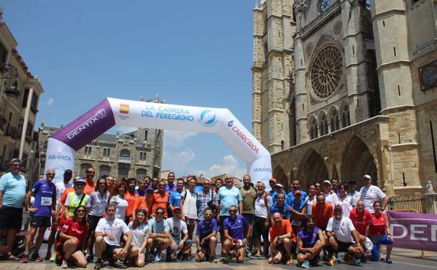 lA CARRERA DEL PEREGRINO LLEGA A LEÓN