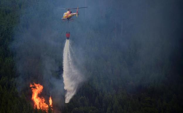 El Gobierno portugués niega que un avión se haya estrellado en la extinción del incendio