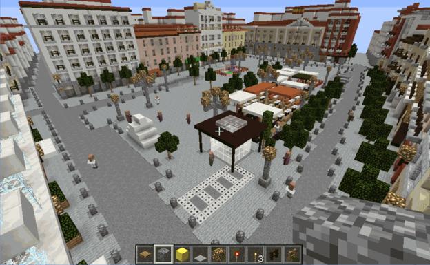 Carmena promociona sus presupuestos participativos con 'Minecraft'