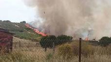 Las imágenes del incendio en San Andrés