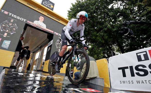 El Tour empieza con el abandono de Valverde y el maillot amarillo para Thomas