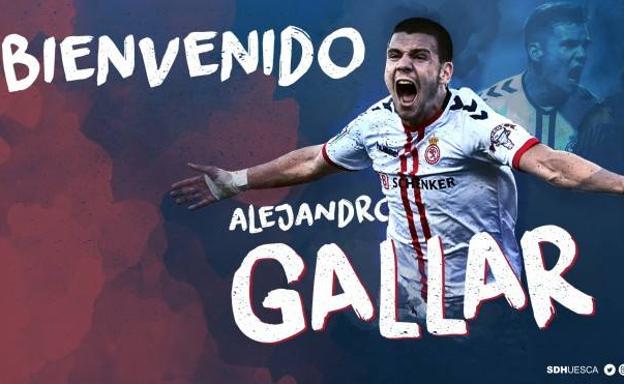 El Huesca hace oficial el fichaje de Álex Gallar