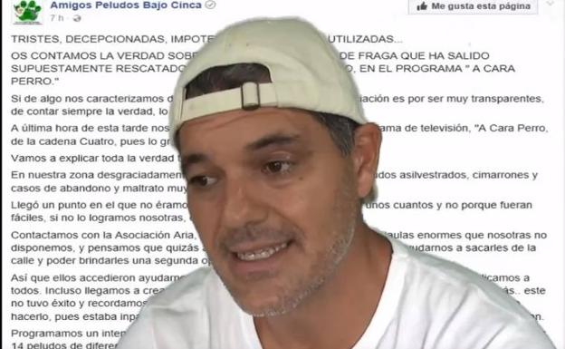 Frank Cuesta acusa 'A cara de perro' de manipulación