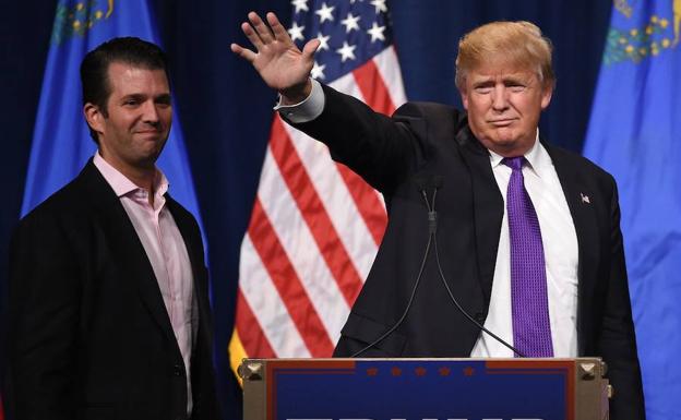 Donald Trump Jr. afirmó por e-mail que le «encantaría» recibir datos comprometedores sobre Clinton